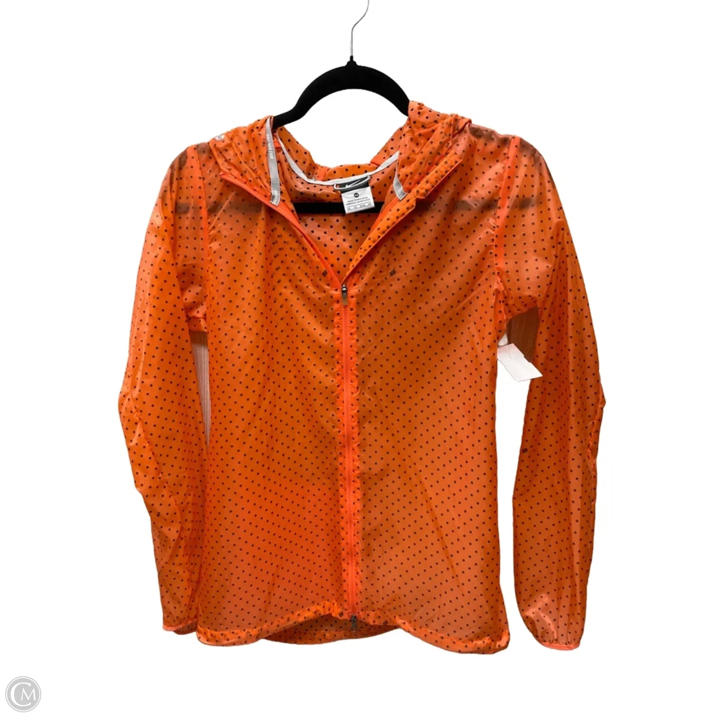 Athletic Jacket By Nike Apparel In Polkadot Pattern, Size: Xs