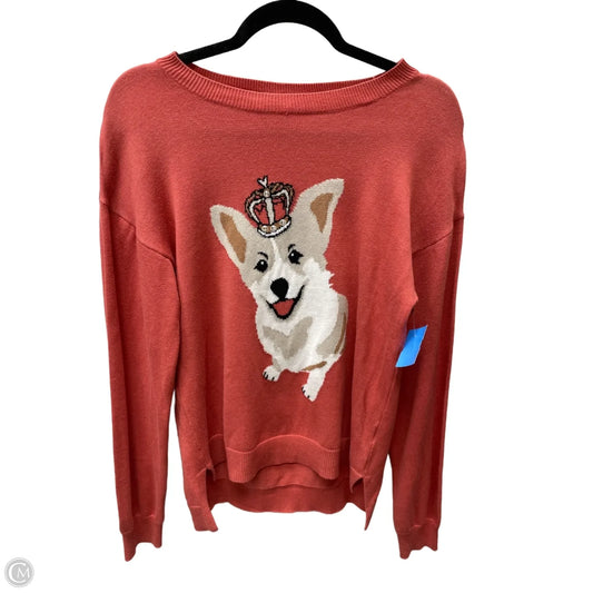 Sweater By Time And Tru In Orange, Size: M