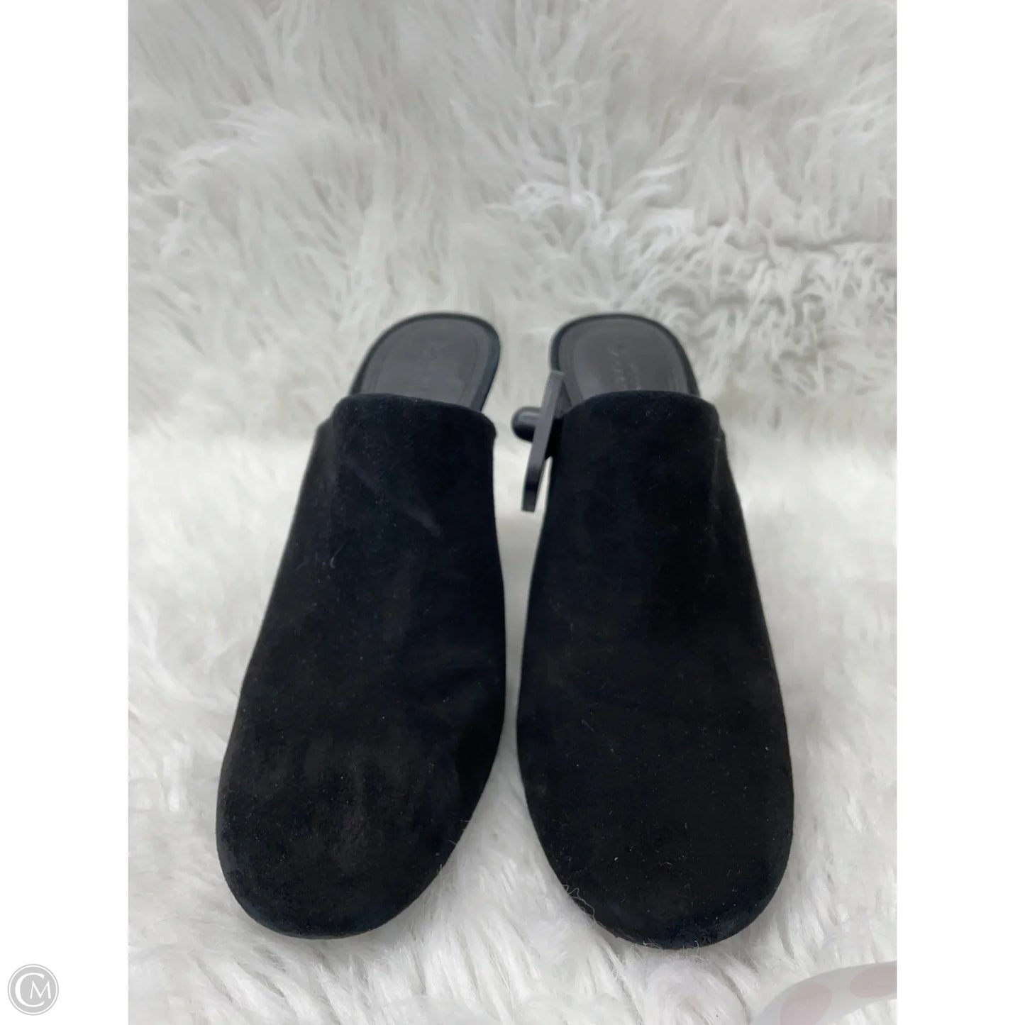 Shoes Heels Block By Mercedes Castillo -  In Black, Size: 9.5