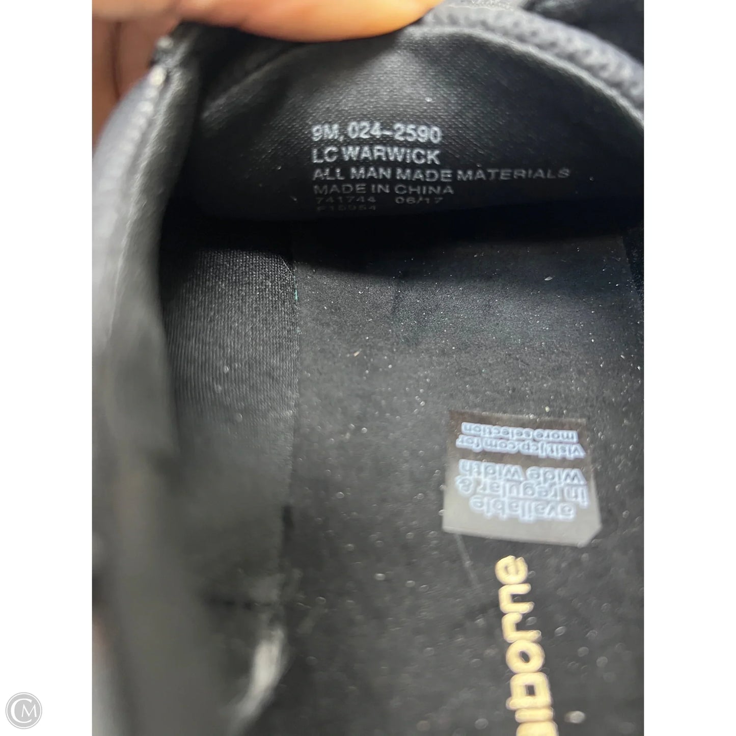 Shoes Sneakers By Liz Claiborne In Black, Size: 9