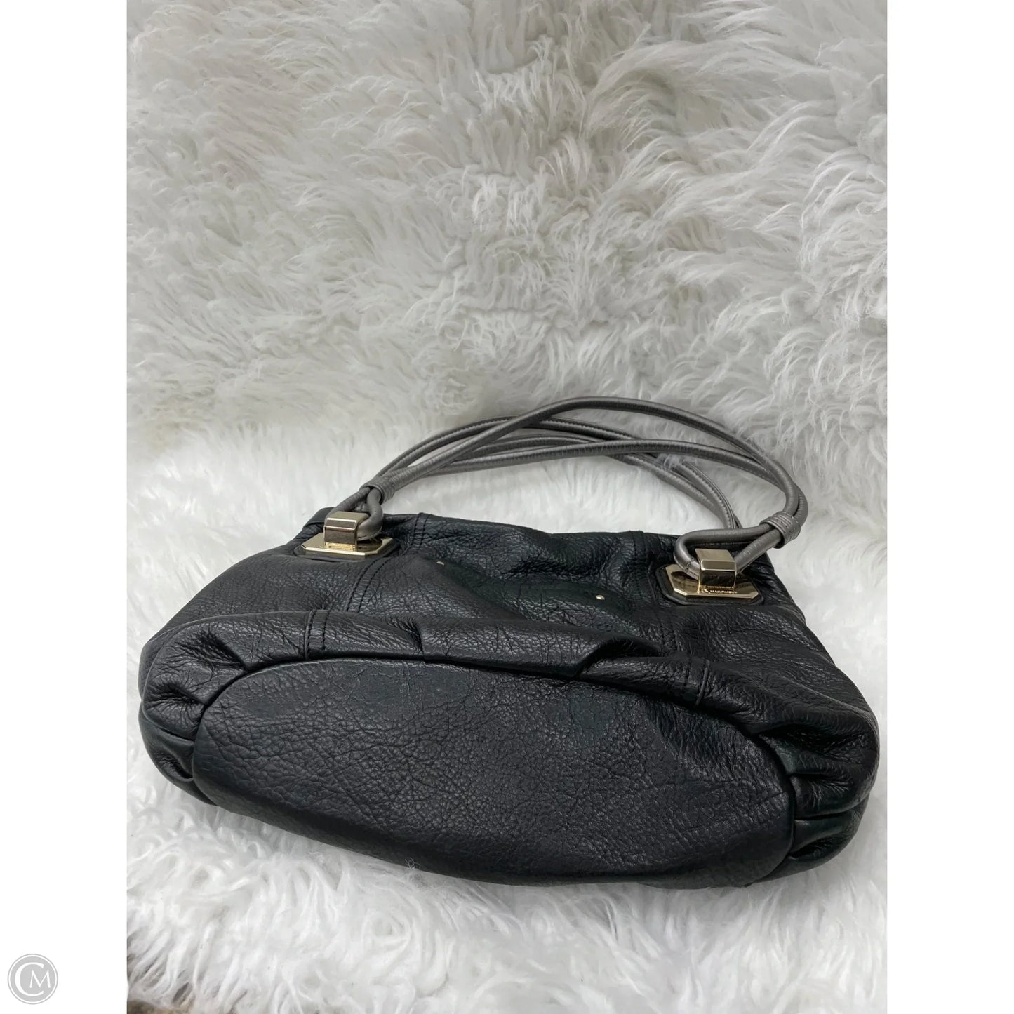 Handbag Leather By B. Makowsky, Size: Medium