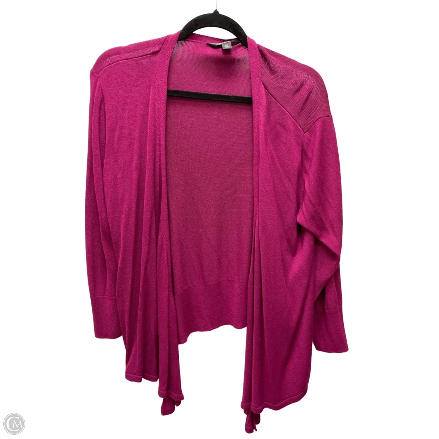 Sweater Cardigan By Simply Vera In Purple, Size: Xl