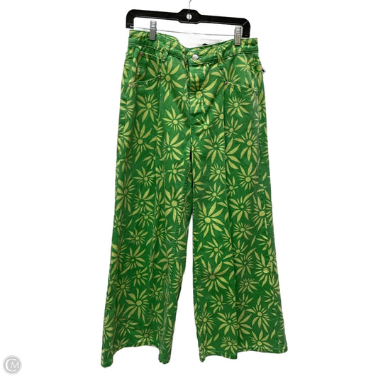 Jeans Wide Leg By We The Free In Green, Size: 8