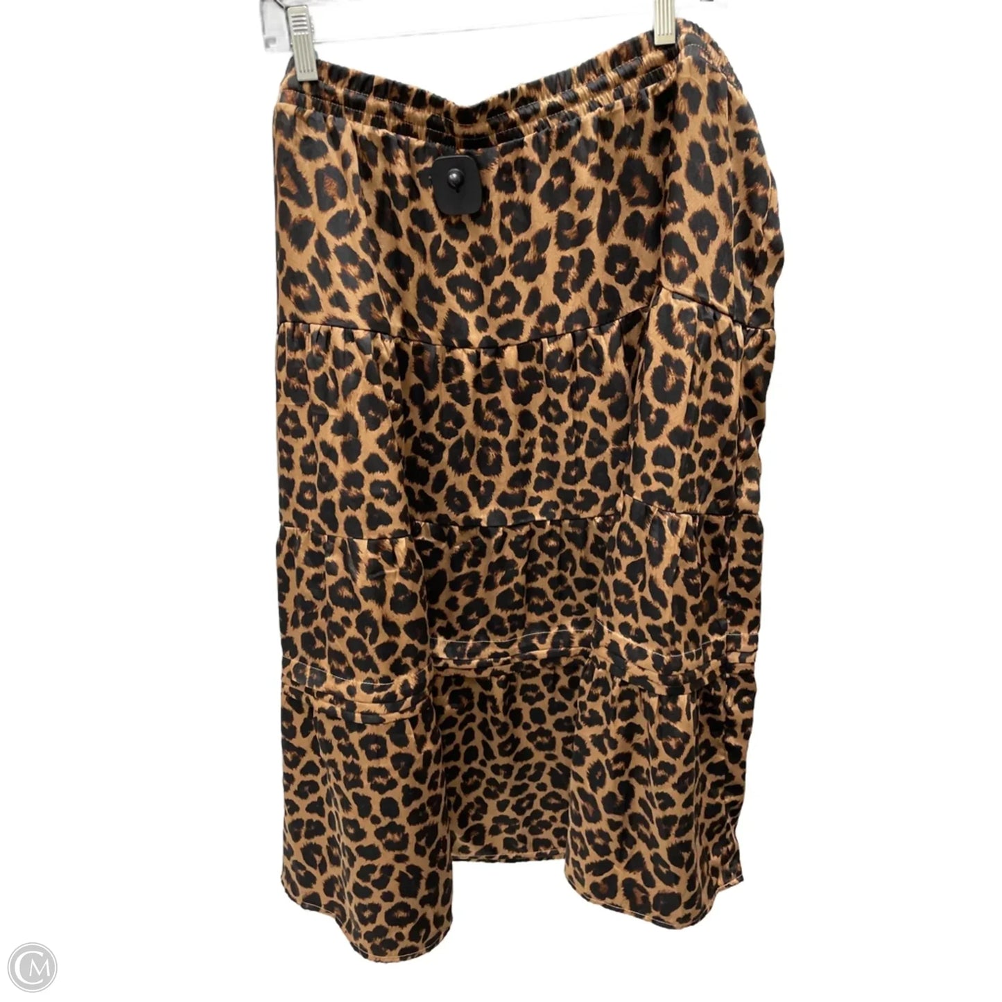 Skirt Midi By Time And Tru In Animal Print, Size: 3x