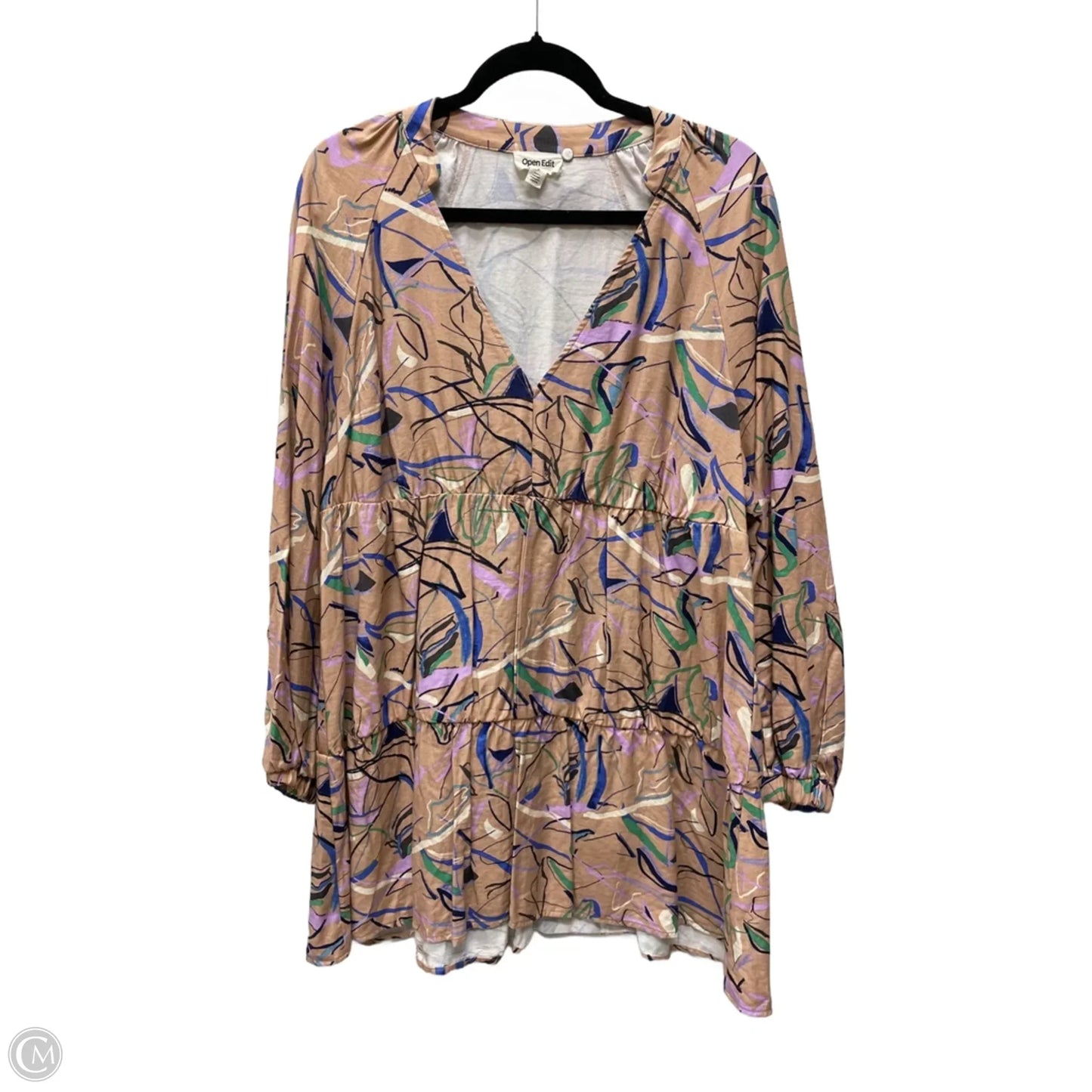 Dress Casual Short By Open Edit In Pink & Purple, Size: L