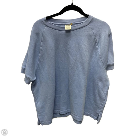 Sweatshirt Crewneck By Pink In Blue, Size: Xl