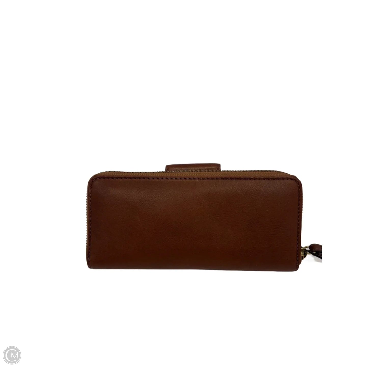 Wallet Leather By Fossil, Size: Medium