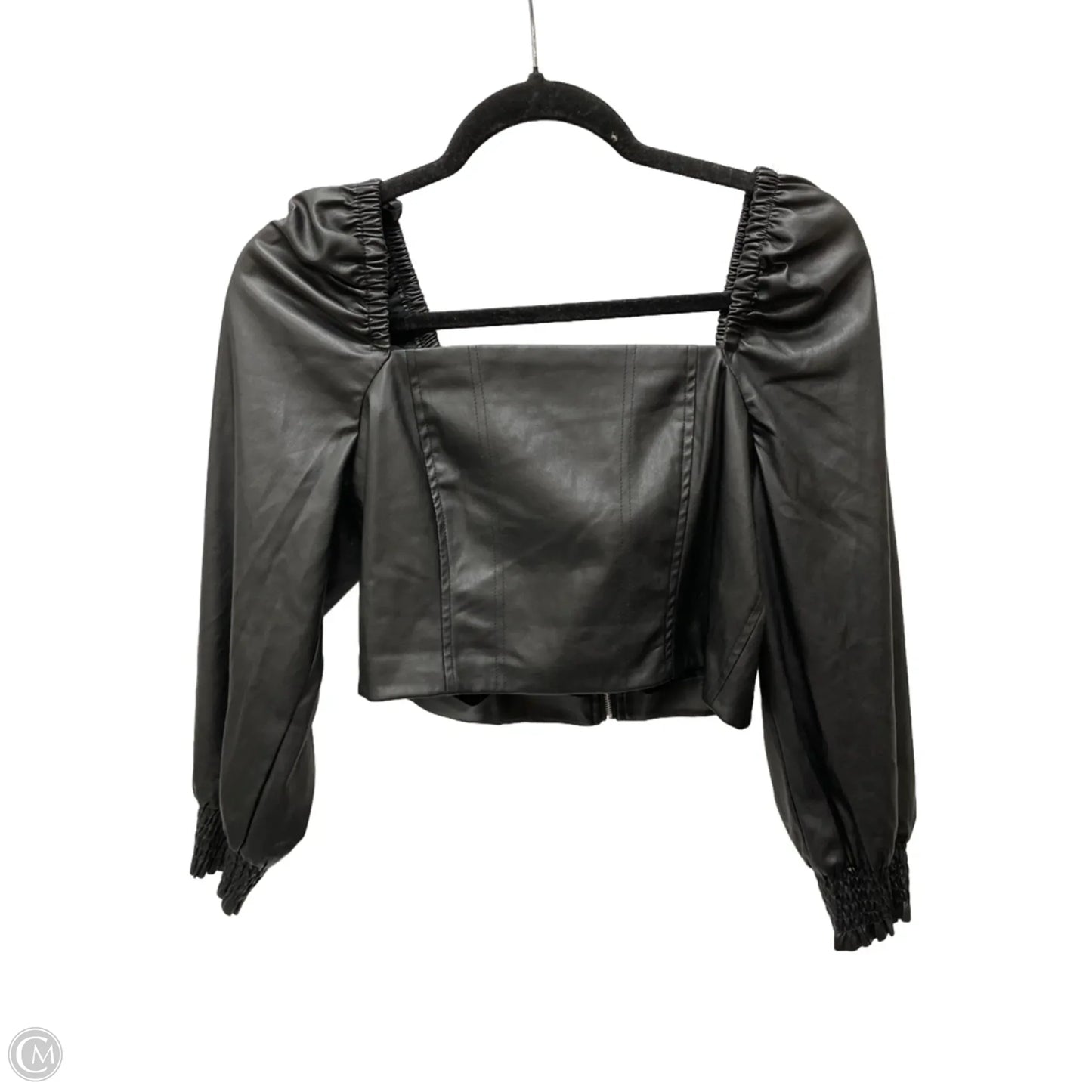 Top Long Sleeve By 7 For All Mankind In Black, Size: M