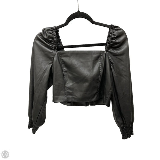 Top Long Sleeve By 7 For All Mankind In Black, Size: M