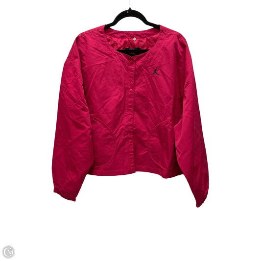 Jacket Luxury Designer By Jordan In Red, Size: 2x
