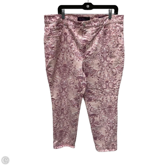 Pants Other By Gloria Vanderbilt In Pink & Purple, Size: 16