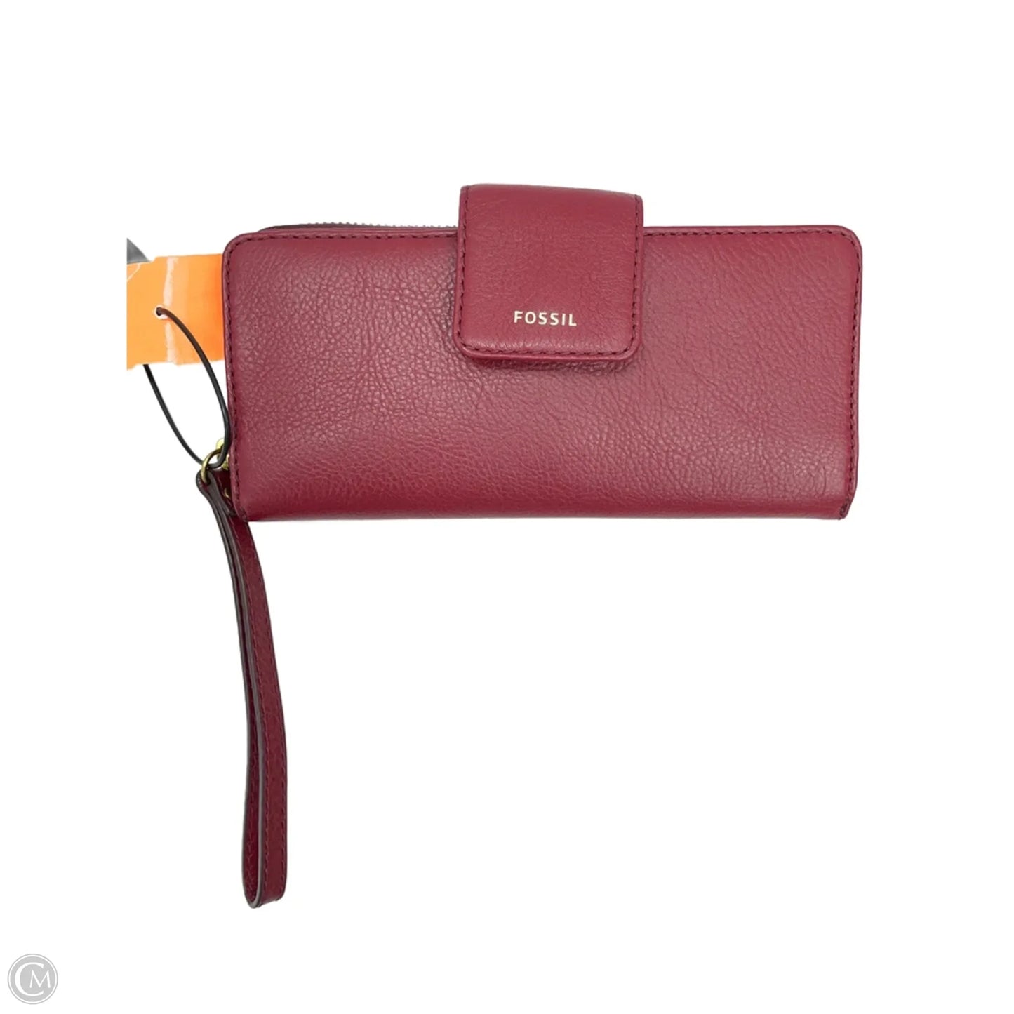 Wallet Leather By Fossil, Size: Medium