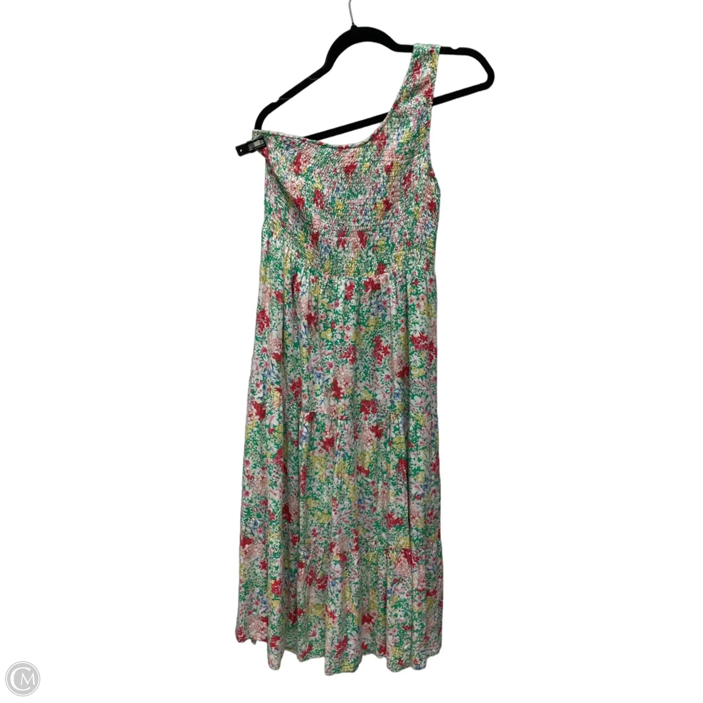 Dress Casual Midi By Impressions In Floral Print, Size: L