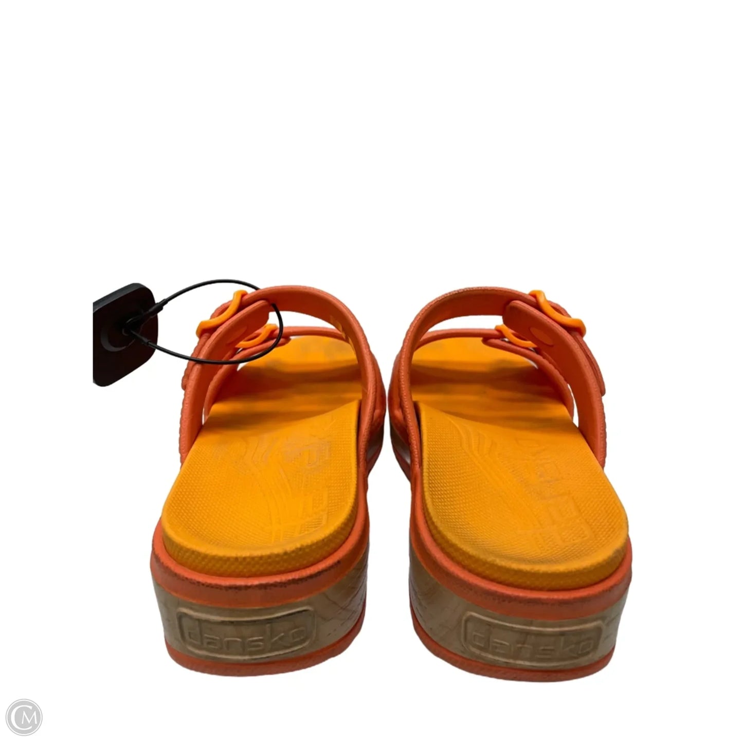 Sandals Heels Platform By Dansko In Orange, Size: 8