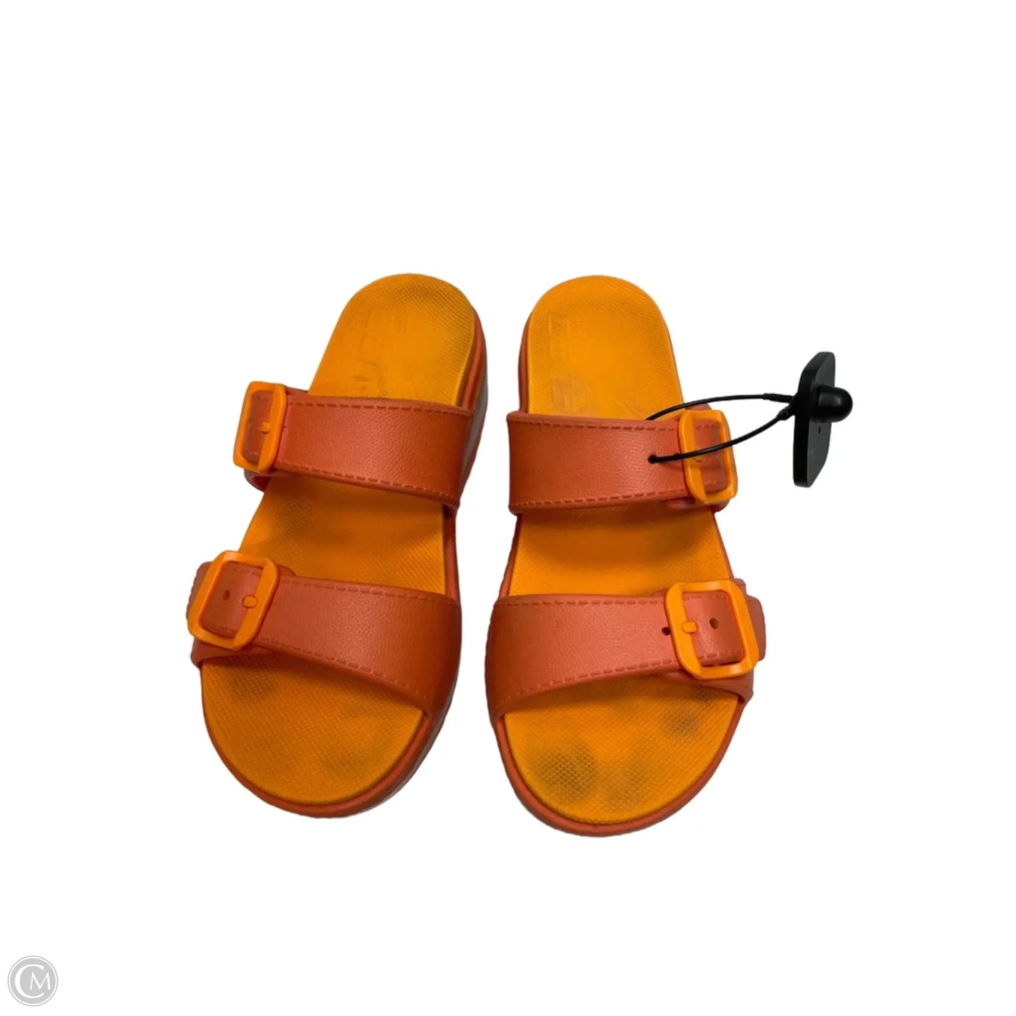 Sandals Heels Platform By Dansko In Orange, Size: 8