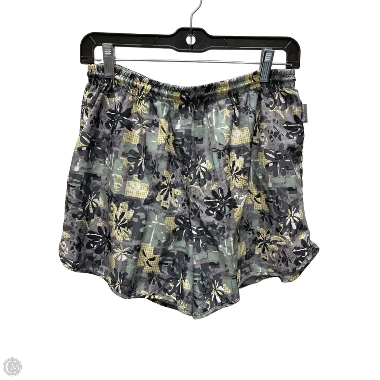Athletic Shorts By Brooks In Green & Yellow, Size: M