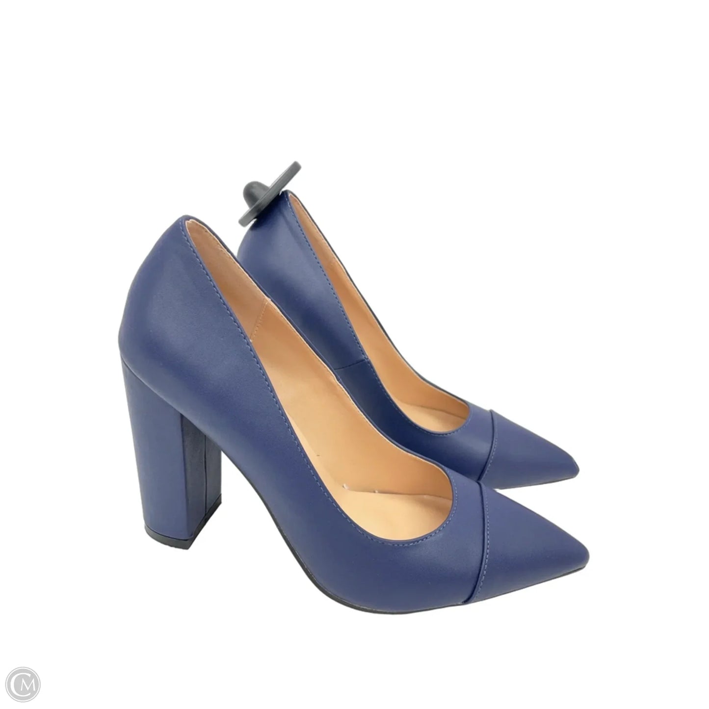 Shoes Heels Block By Clothes Mentor In Navy, Size: 8