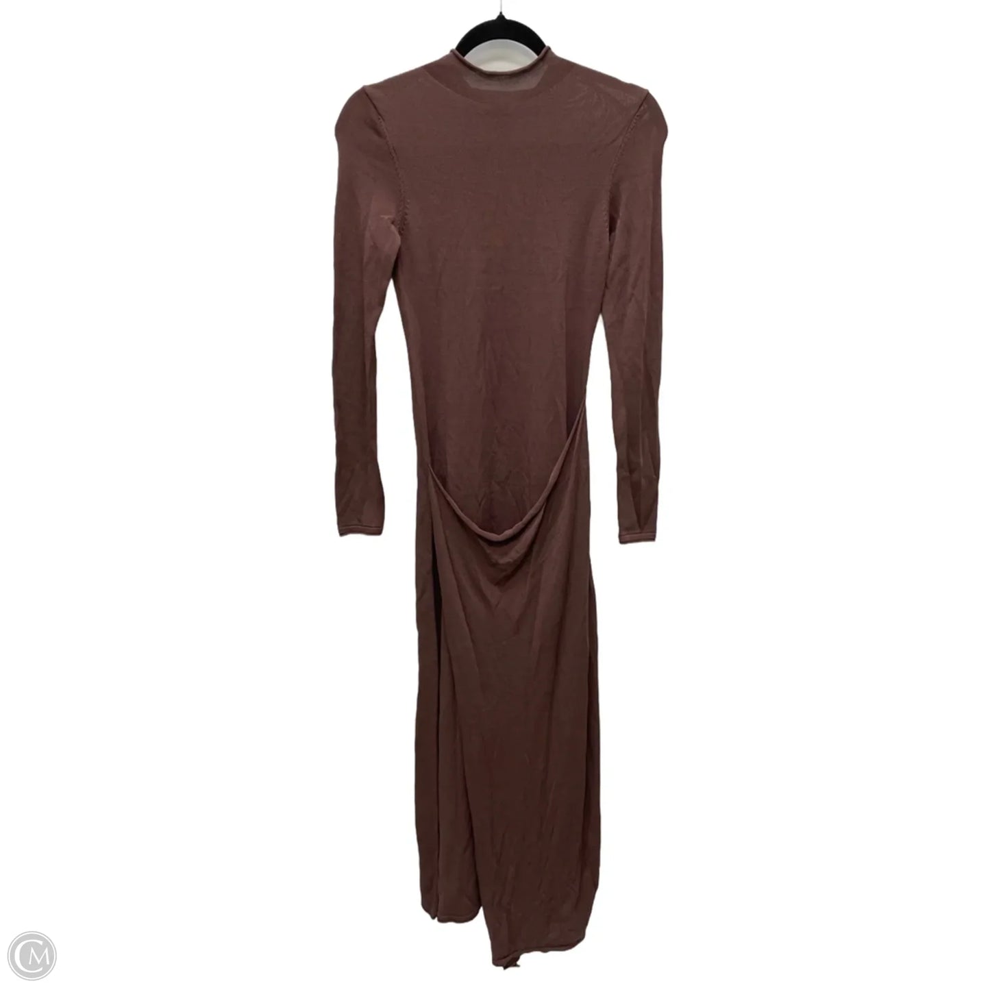 Dress Casual Maxi By Cmc In Brown, Size: Xs