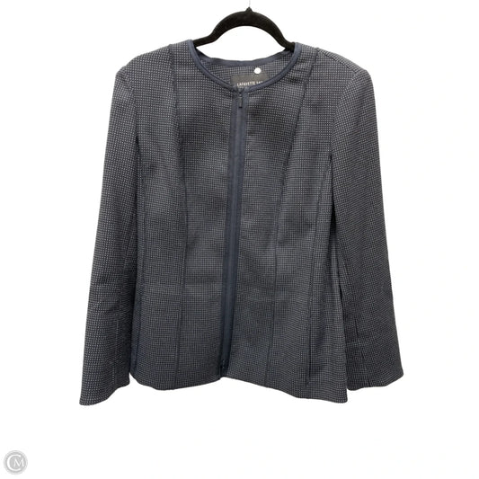 Blazer Designer By Lafayette 148 In Navy, Size: L