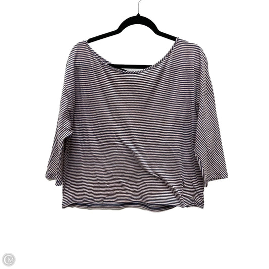 Top Long Sleeve By St John Knits In Striped Pattern, Size: Xl