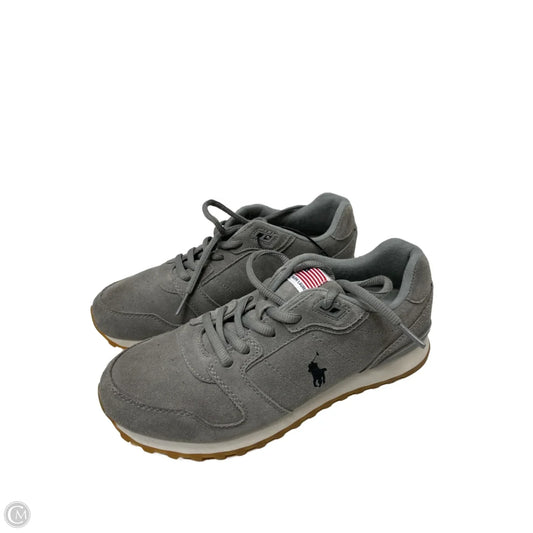 Shoes Sneakers By Polo Ralph Lauren In Grey, Size: 8