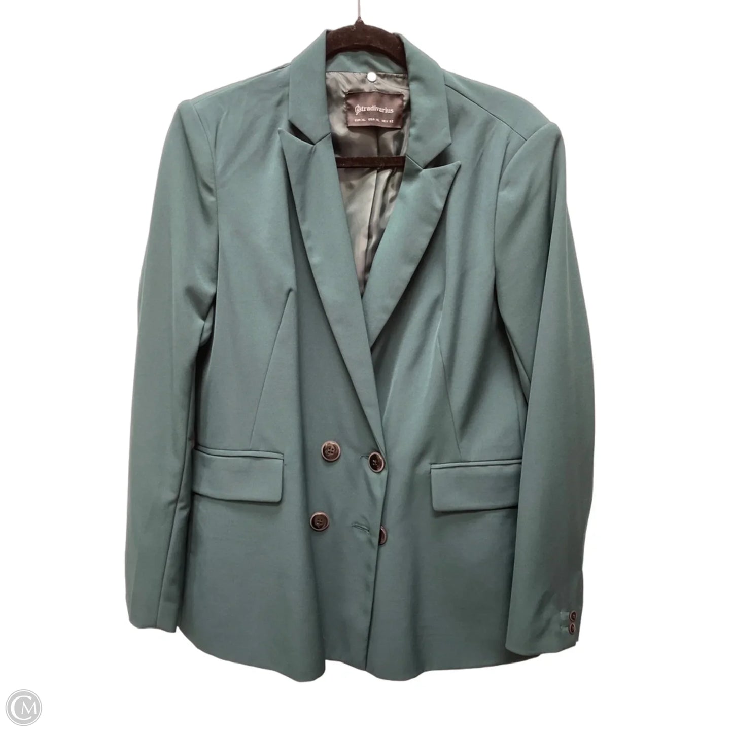 Blazer By Clothes Mentor In Green, Size: Xl