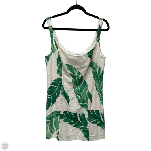 Dress Casual Short By H&m In Tropical Print, Size: L