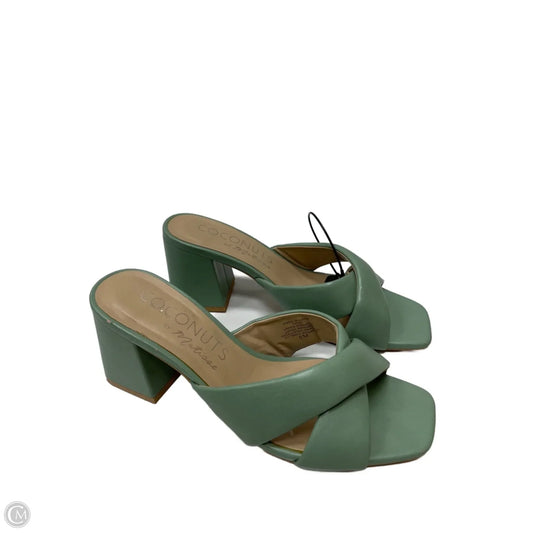 Sandals Heels Block By Matisse In Green, Size: 6