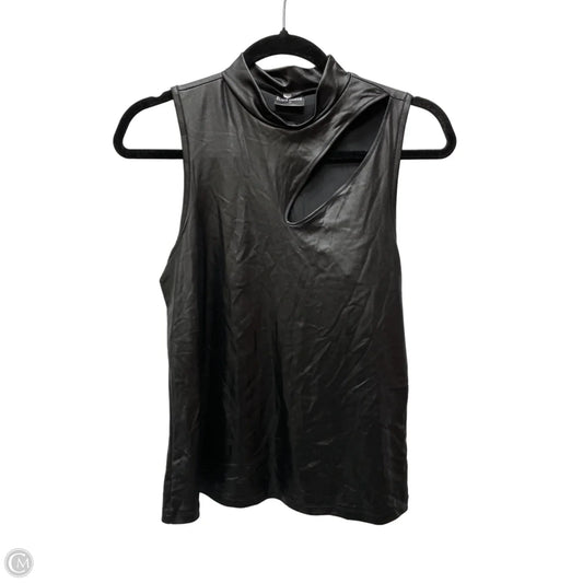Top Sleeveless By Clothes Mentor In Black, Size: M
