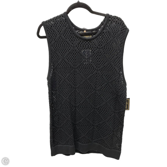 Sweater Short Sleeve By Clothes Mentor In Black, Size: Xl