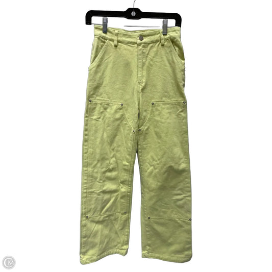 Jeans Wide Leg By Cmb In Green, Size: 0