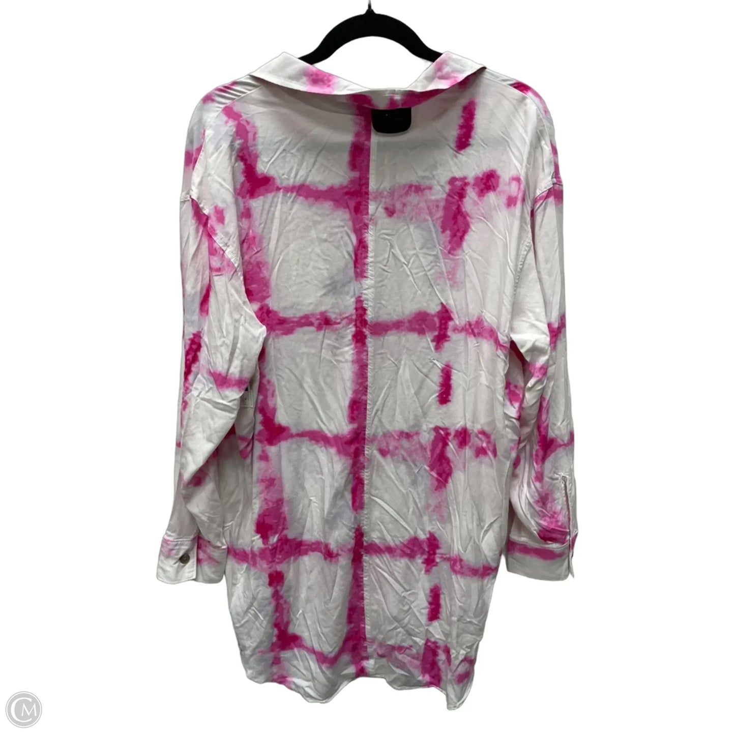 Top Long Sleeve By Calia In Tie Dye Print, Size: Xl