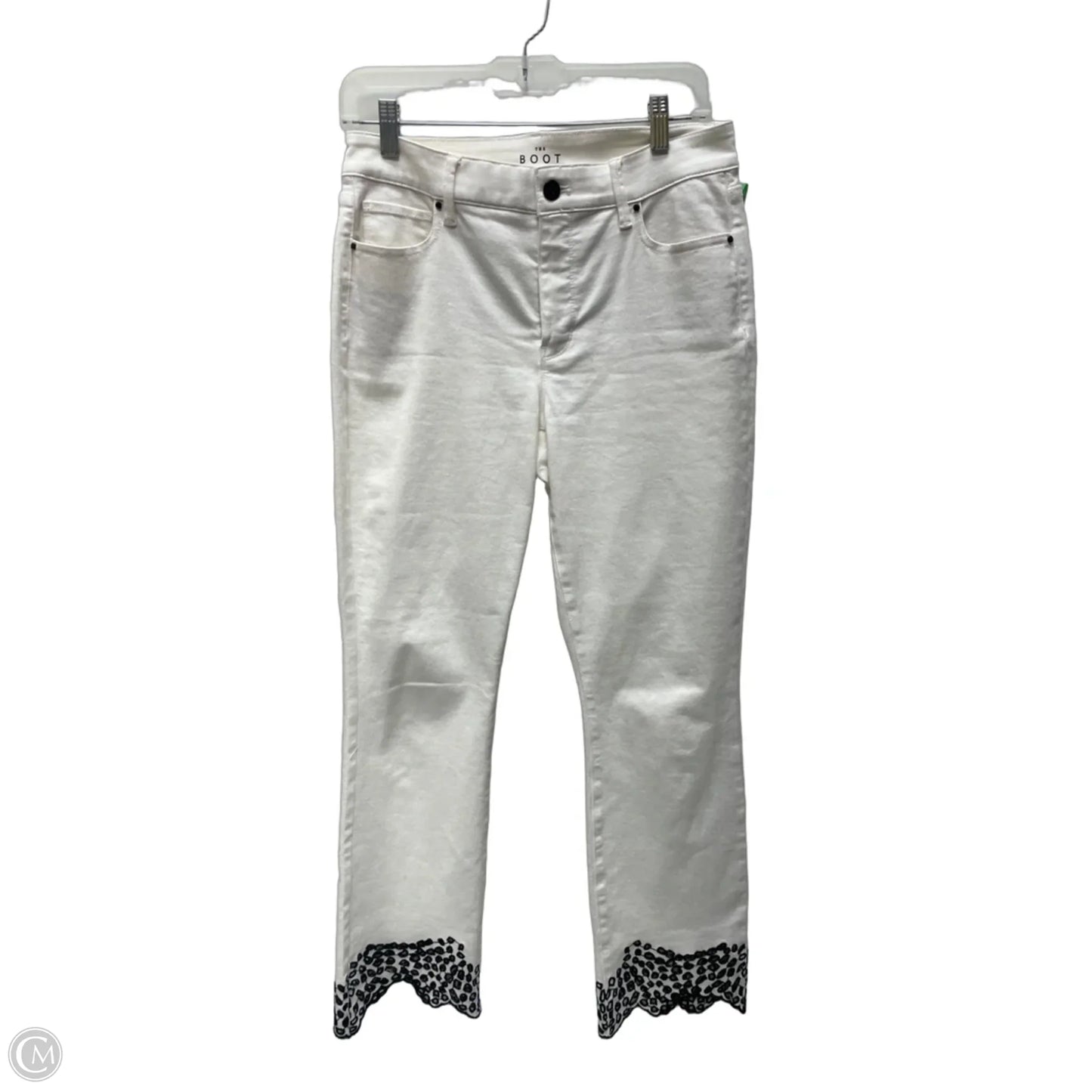 Jeans Cropped By White House Black Market In White, Size: 4l