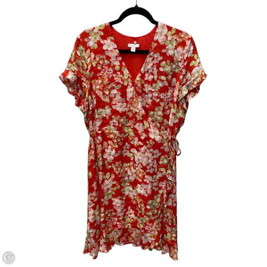 Dress Casual Short By J. Jill In Floral Print, Size: M