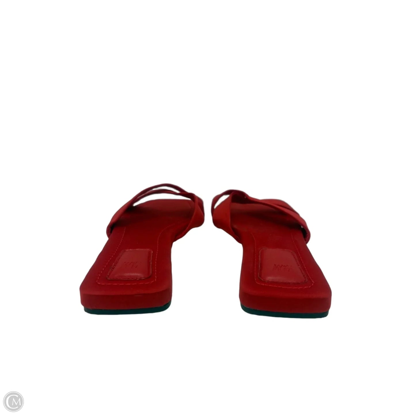 Sandals Flats By H&m In Red, Size: 6