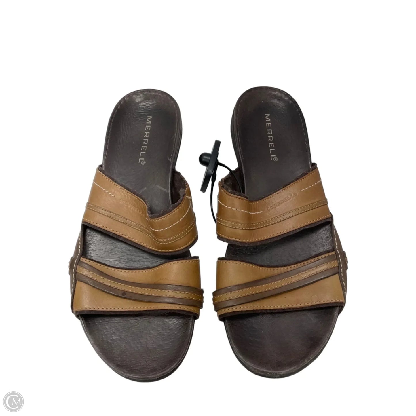 Sandals Flats By Merrell In Brown, Size: 9