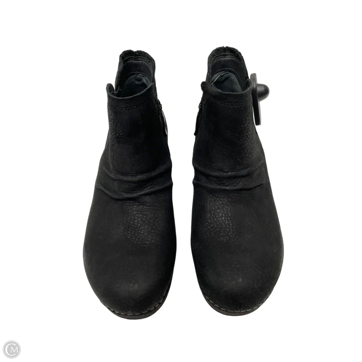 Boots Ankle Heels By Dansko In Black, Size: 6.5