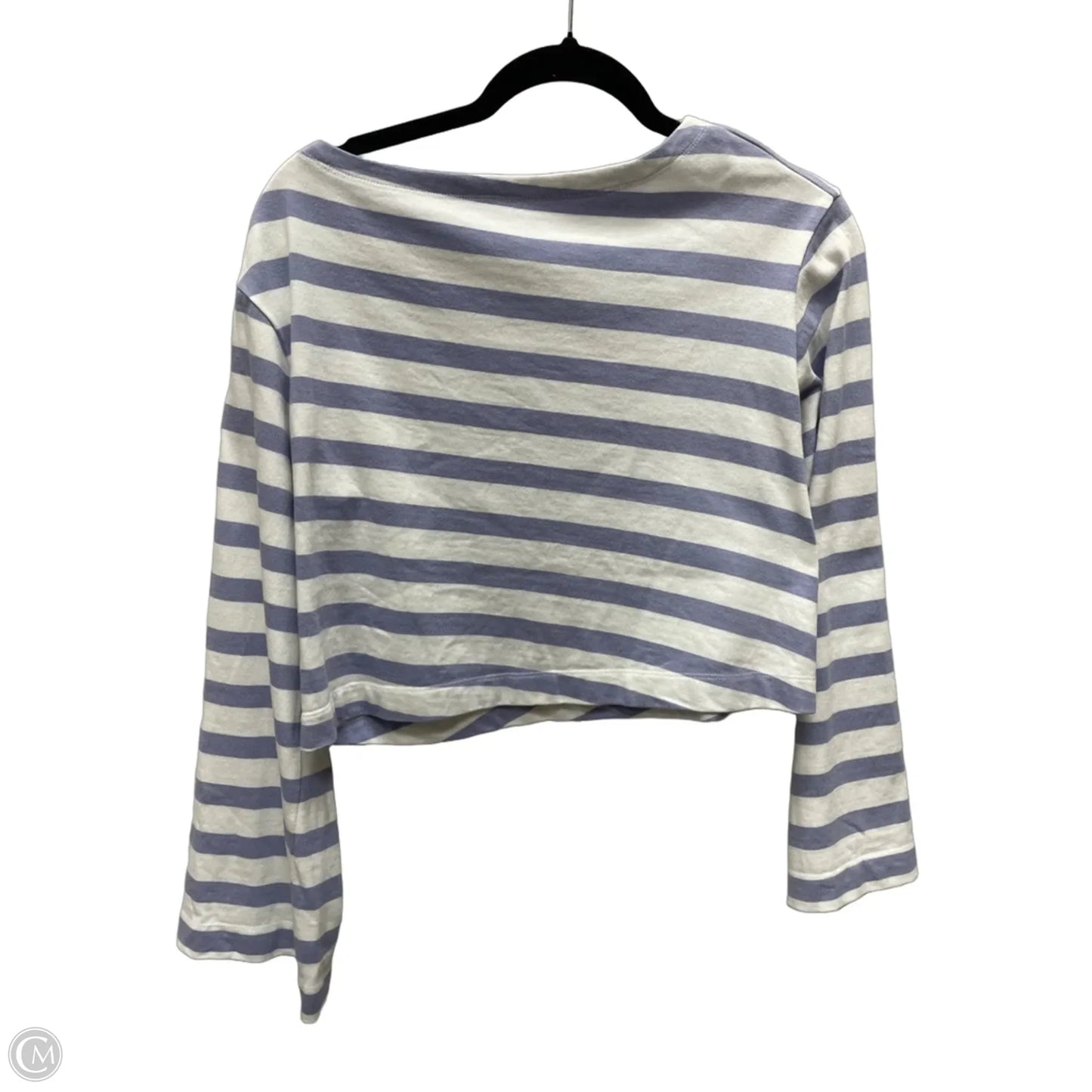 Top Long Sleeve By Maeve In Striped Pattern, Size: Xxs