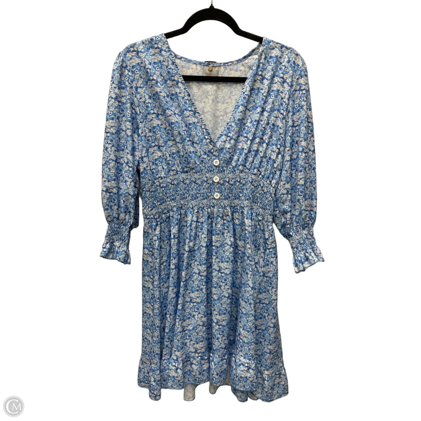 Dress Casual Short By Clothes Mentor In Floral Print, Size: Xl