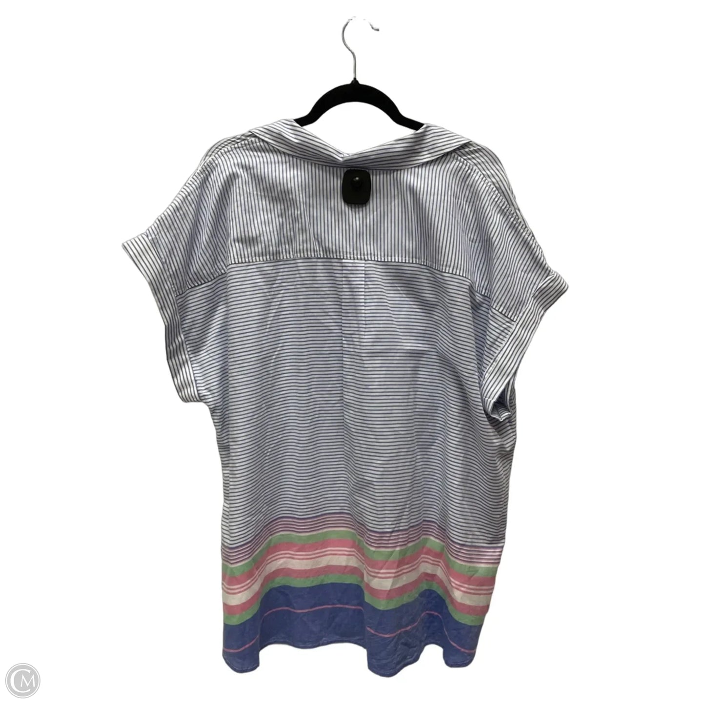 Top Sleeveless By Talbots In Striped Pattern, Size: 2x