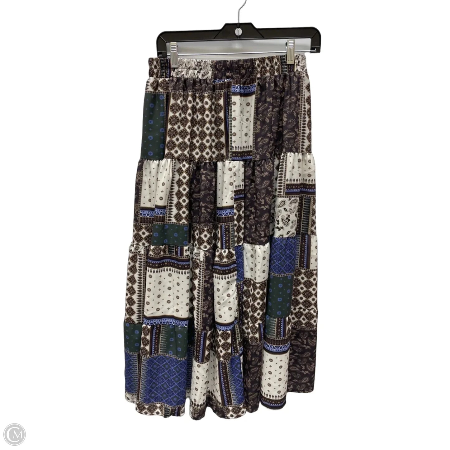 Skirt Midi By Clothes Mentor In Paisley Print, Size: 16