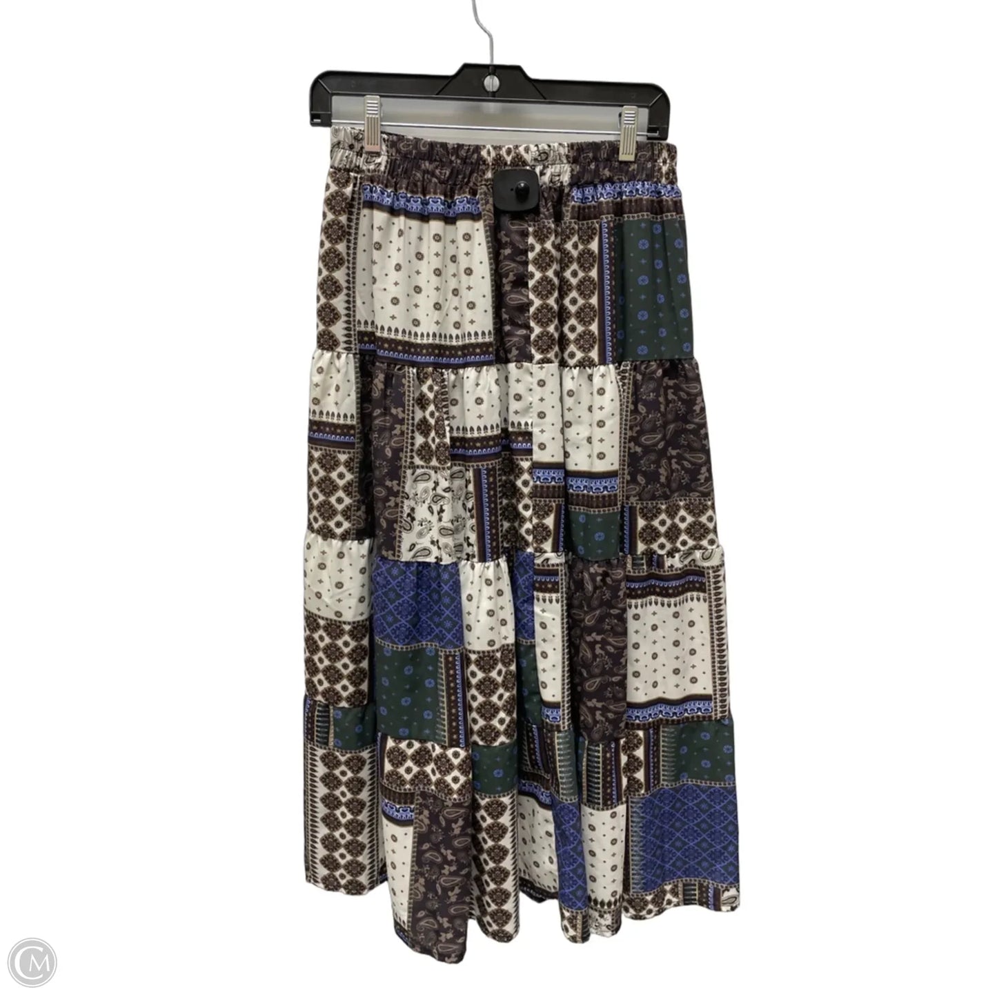 Skirt Midi By Clothes Mentor In Paisley Print, Size: 16