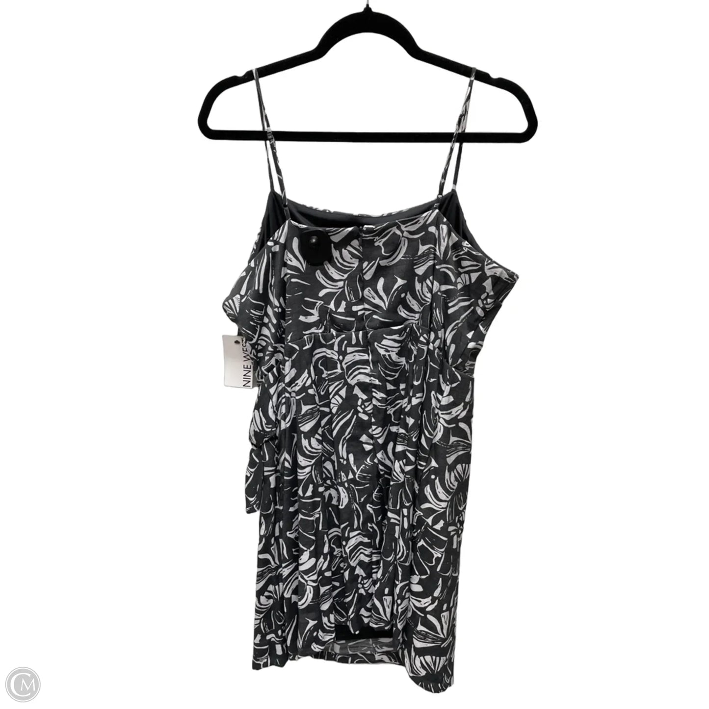 Dress Casual Short By Nine West Apparel In Tropical Print, Size: Xl