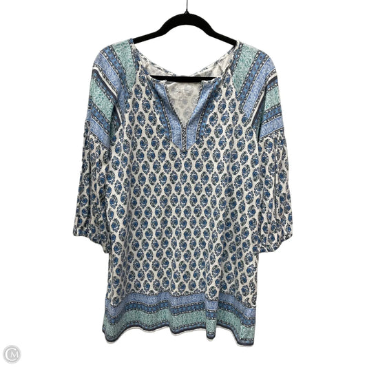 Top 3/4 Sleeve By Pure Jill In Multi-colored, Size: S