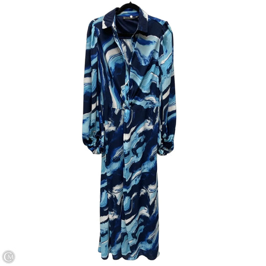 Dress Casual Maxi By New York And Co In Tie Dye Print, Size: Xl