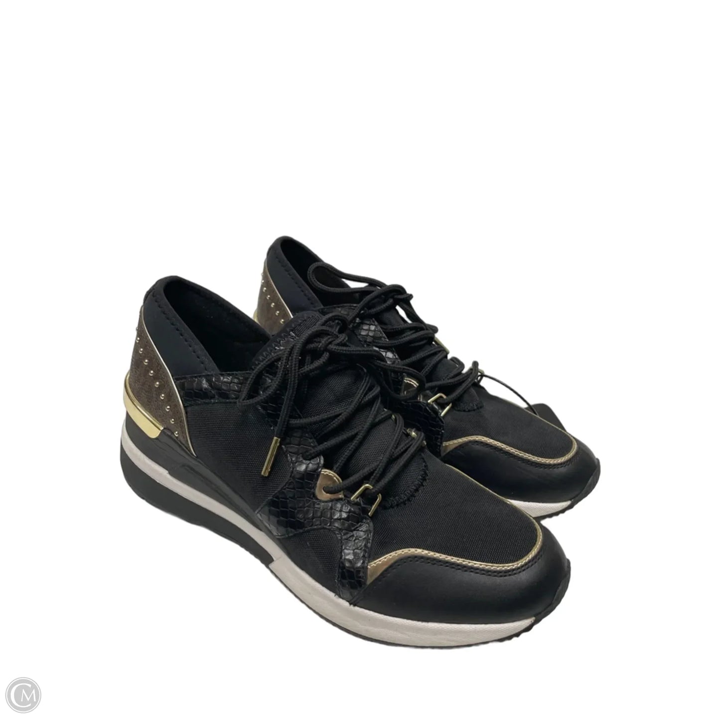 Shoes Designer By Michael Kors In Black & Brown, Size: 9