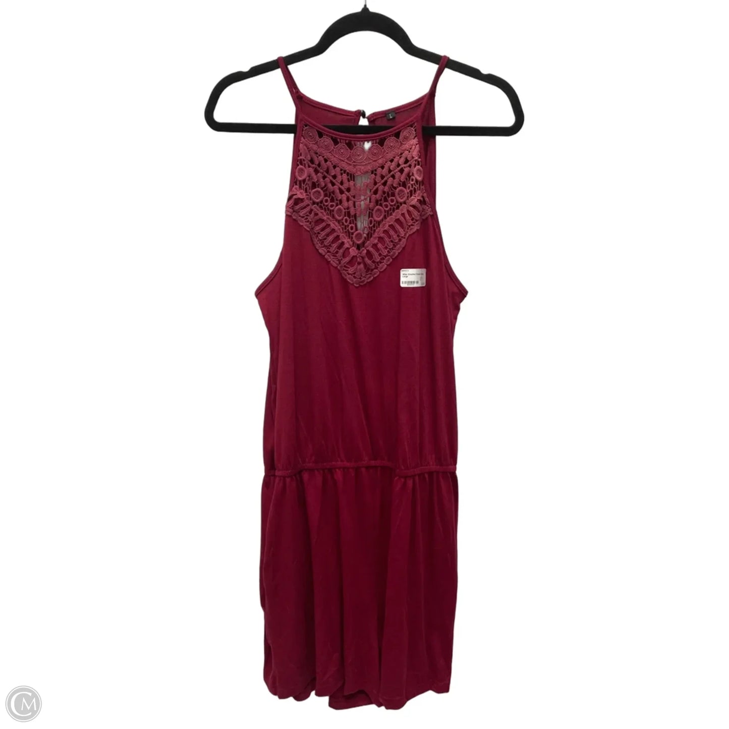 Romper By Clothes Mentor In Maroon, Size: L