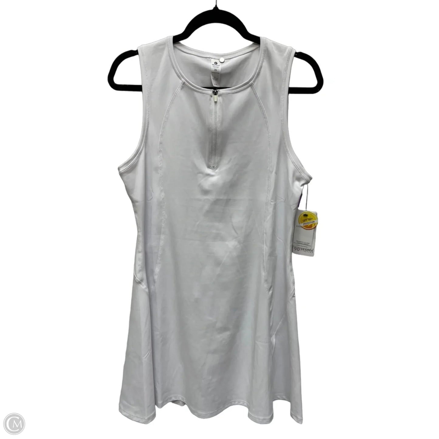Athletic Dress By 90 Degrees By Reflex In White, Size: Xl