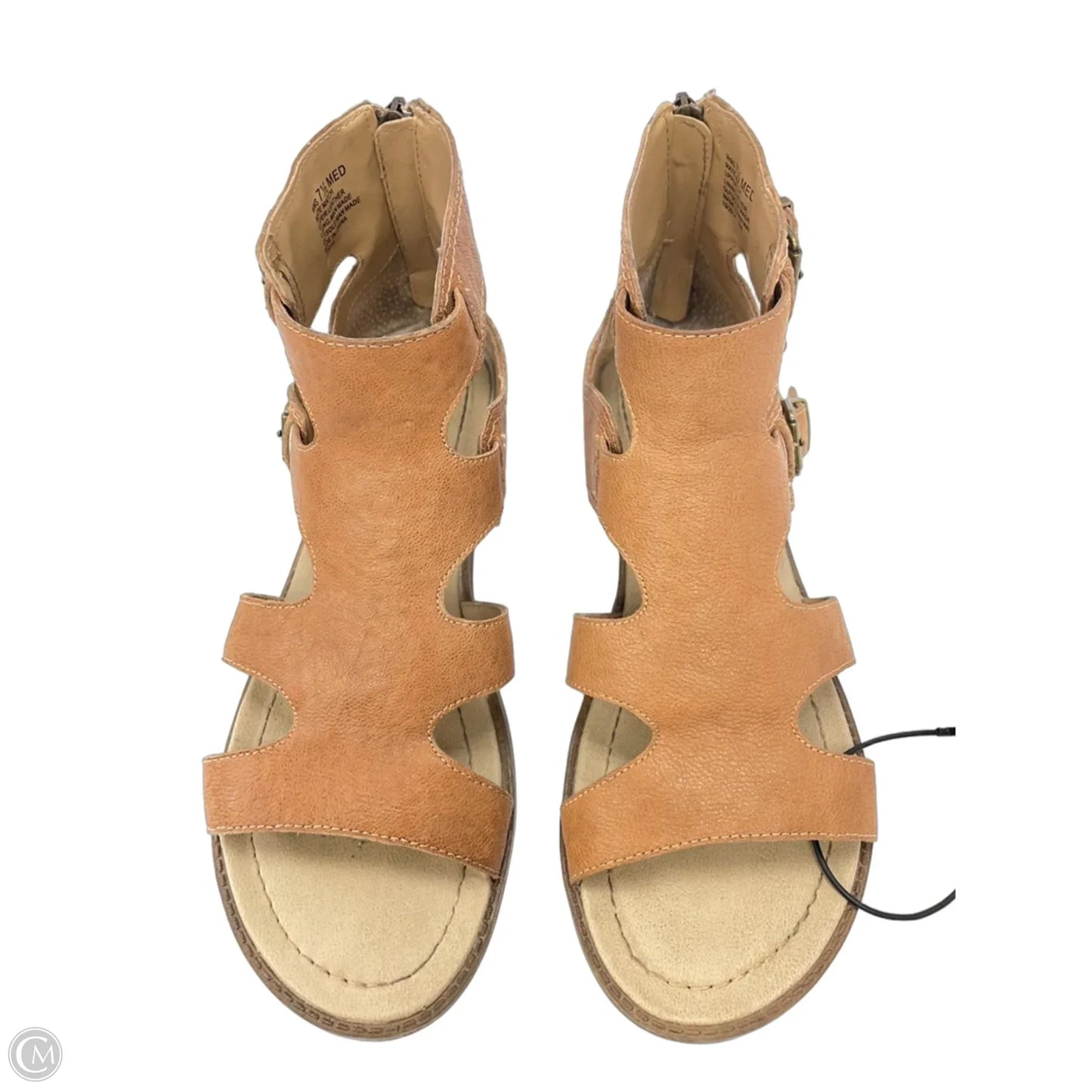 Sandals Flats By Kenneth Cole Reaction In Tan, Size: 7.5