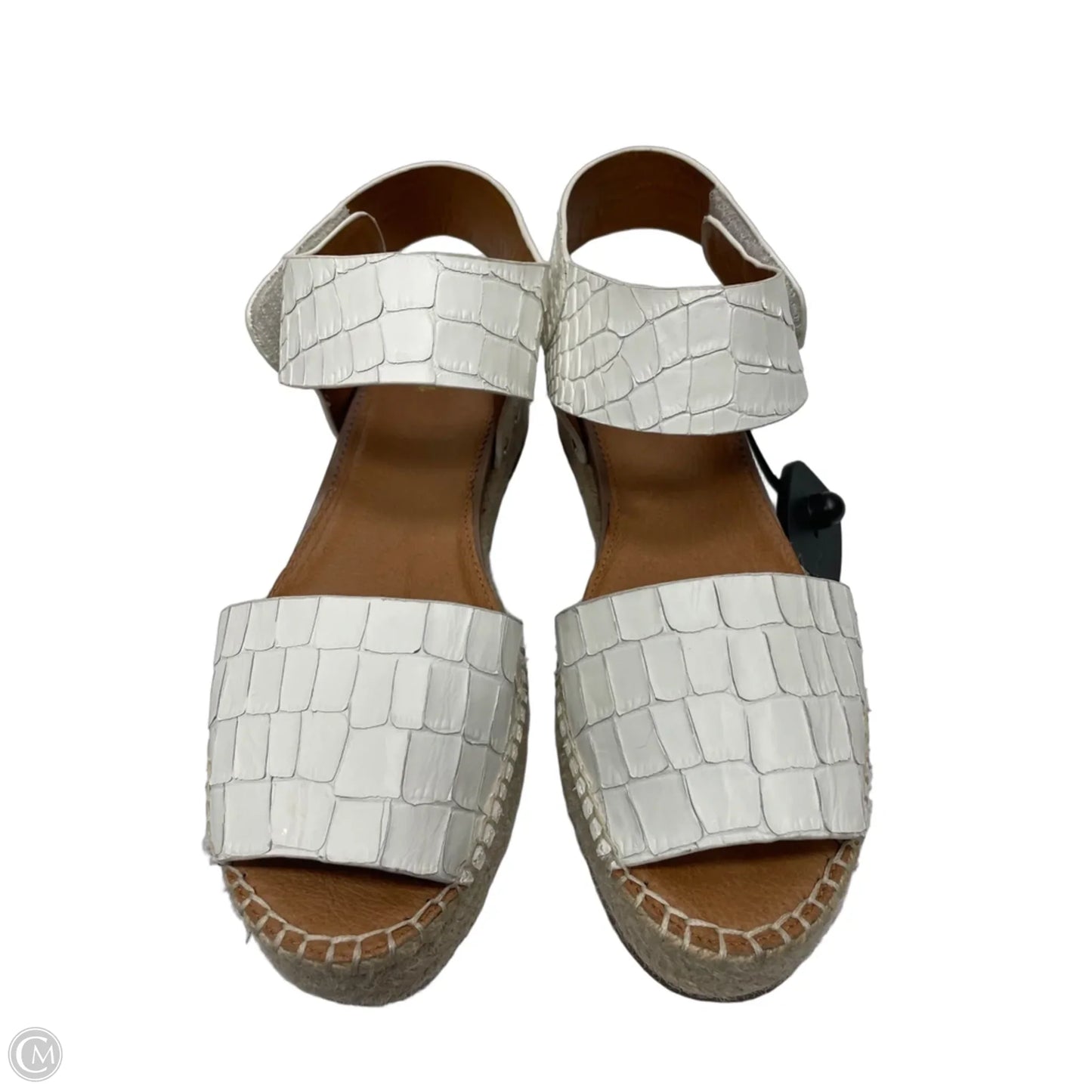 Sandals Heels Platform By Franco Sarto In White, Size: 8.5